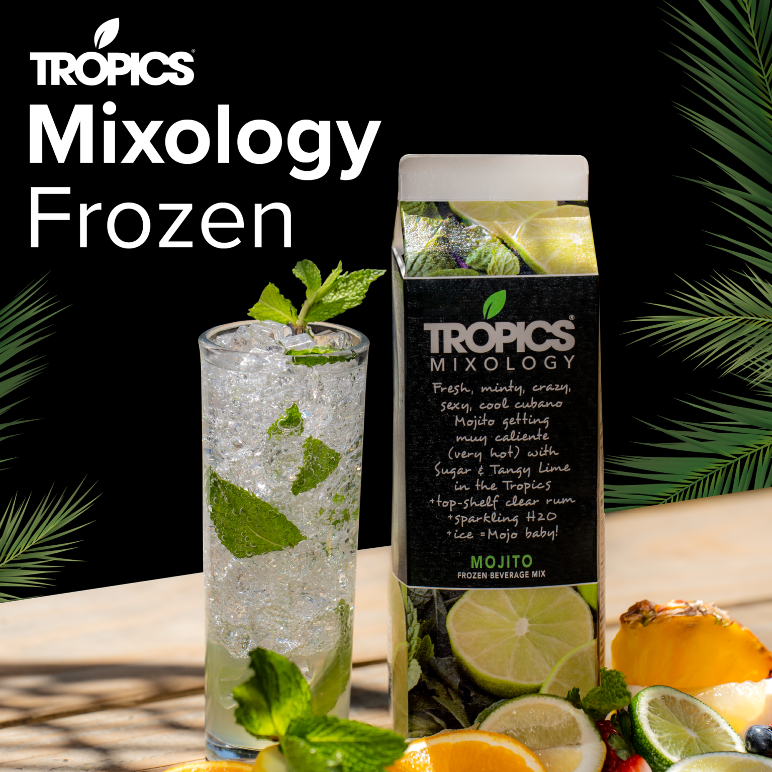 Tropics Raspberry Label Tropics - Sunny Sky Products