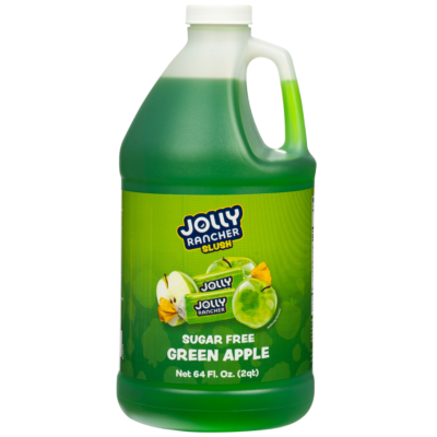 JOLLY RANCHER Sugar Free Green Apple FUB 1/2 Gallon Bottle