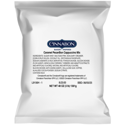 Cinnabon® Caramel Pecanbon Cappuccino Mix (4) 3 lb pouches