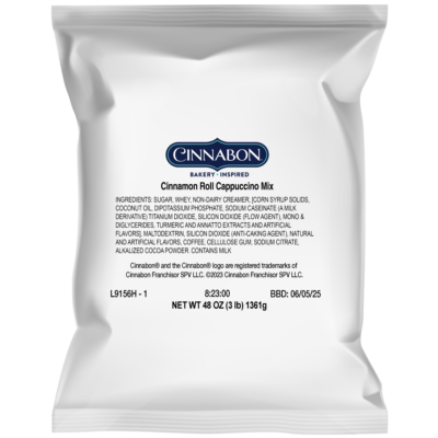 Cinnabon® Cinnamon Roll Cappuccino Mix (4) 3 lb pouches
