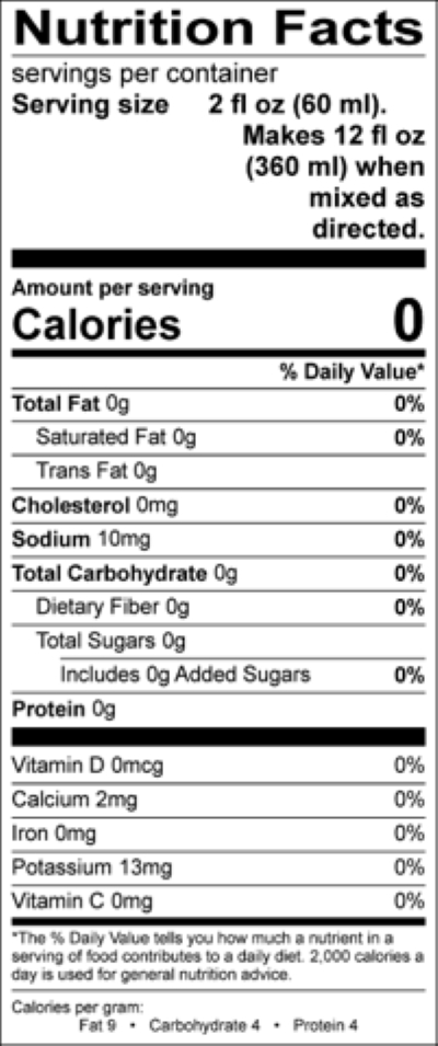 Refrasia-5to1-Sugar-Free-Sweet-Tea-Nutritional-Panel
