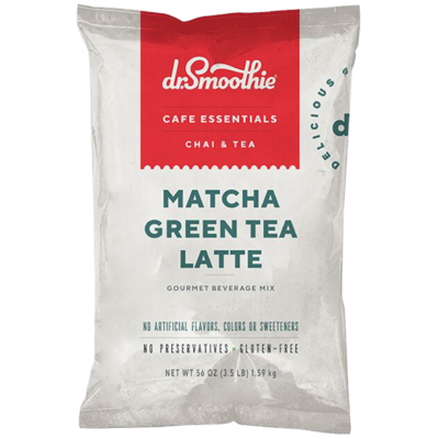 Dr. Smoothie Cafe Essentials Matcha Green Tea Latte 3.5 lb Bag