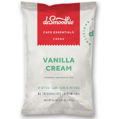 Dr. Smoothie Cafe Essentials Vanilla Cream 3.5 lb Bag