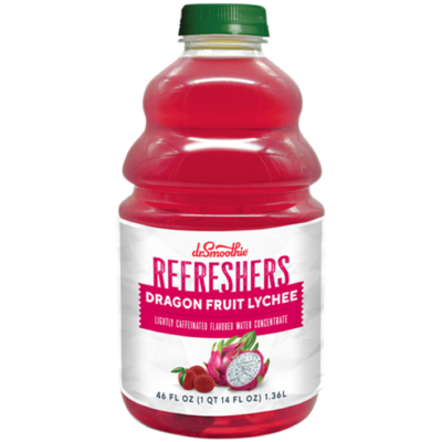 Dr. Smoothie Refreshers Dragon Fruit Lychee 46 oz Bottle