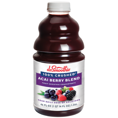 Dr. Smoothie 100% Crushed Acai Berry Blend 46 oz Bottle