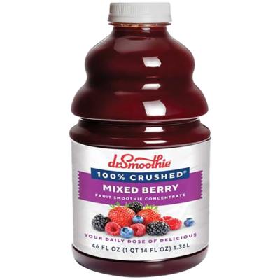 Dr. Smoothie 100% Crushed Four Berry Smoothie 46 oz Bottle