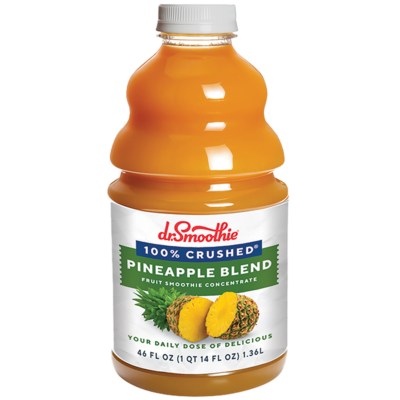 Dr. Smoothie 100% Crushed Pineapple Blend 46 oz Bottle