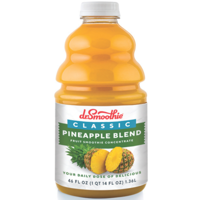 Dr. Smoothie Classic Pineapple Blend 46 oz Bottle