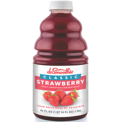 Dr. Smoothie Classic Strawberry 46 oz Bottle