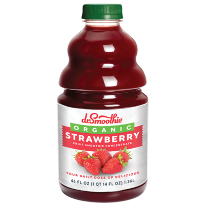 Dr. Smoothie Organic Strawberry 46 oz Bottle