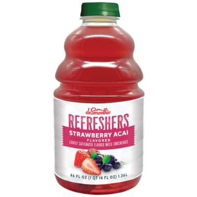 Dr. Smoothie Refreshers Strawberry Acai 46 oz Bottle