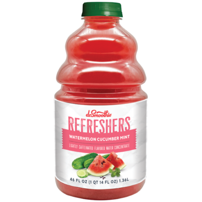 Dr. Smoothie Refreshers Watermelon Cucumber Mint 46 oz Bottle