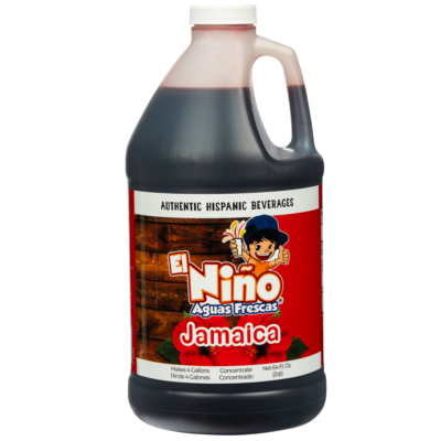 El Nino Aguas Frescas Jamaica 1/2 Gallon Bottle