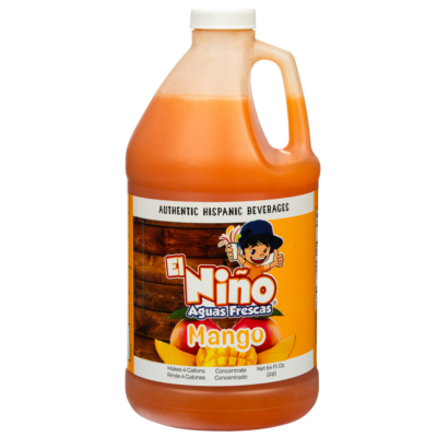 El Nino Aguas Frescas Mango 1/2 Gallon Bottle