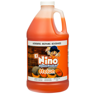 El Nino Aguas Frescas Melon 1/2 Gallon Bottle
