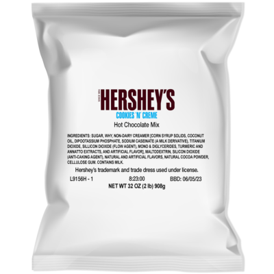 HERSHEY'S Cookies'n'Cream Hot Chocolate Mix (4) 3 lb pouches