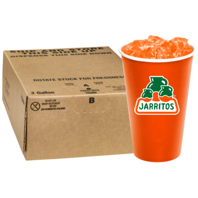 Jarritos Mandarin Fountain Drink 3 Gallon BIB
