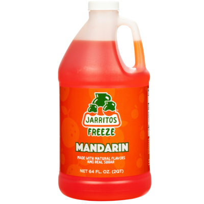 Jarritos Freeze Mandarin FUB 1/2 Gallon Bottle