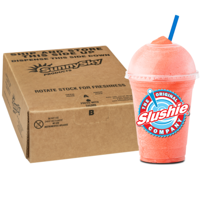The Original Slushie Company® Cherry FCB 2.5 Gallon BIB