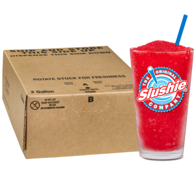 The Original Slushie Company® Cherry FUB 3 Gallon BIB