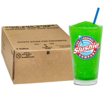 The Original Slushie Company® Sour Apple FUB 3 Gallon BIB