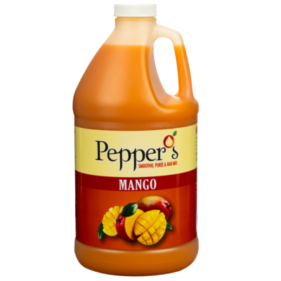 Pepper's Mango Puree 1/2 Gallon Bottle