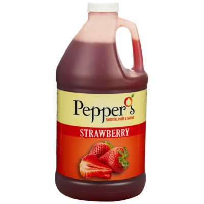 Pepper's Strawberry Puree 1/2 Gallon Bottle