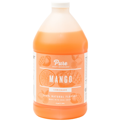 Pure Craft Beverages™ Mango Lemonade 1/2 Gallon Bottle