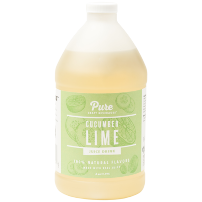 Pure Craft Beverages™ Cucumber Lime Craft Drink 1/2 Gallon Bottle