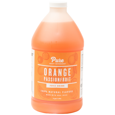 Pure Craft Beverages™ Orange Passionfruit Craft Drink 1/2 Gallon Bottle