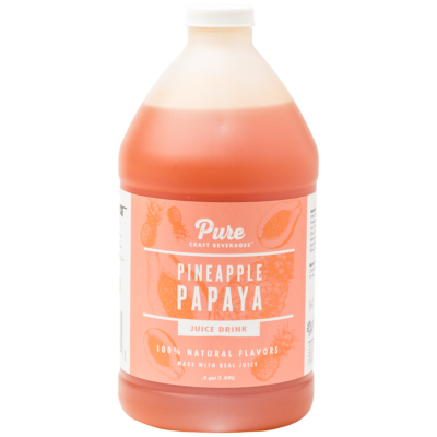 Pure Craft Beverages™ Pineapple Papaya Craft Drink 1/2 Gallon Bottle