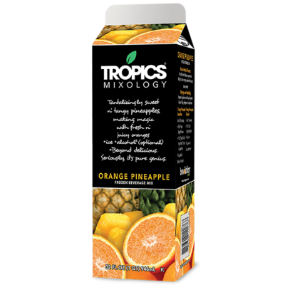 Tropics Mixology Orange Pineapple 32 oz Carton