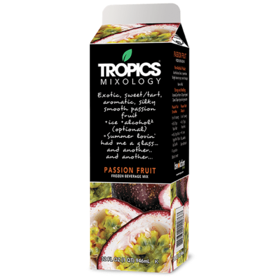 Tropics Mixology Passion Fruit 32 oz Carton