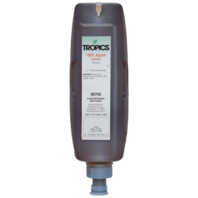 Tropics Juices 100% Apple 1 Gallon Cartridge