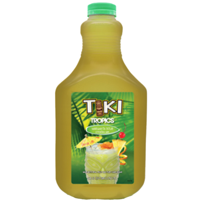 Tiki Tropics Margarita Sour 64 oz Bottle