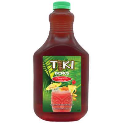 Tiki Tropics Strawberry 64 oz Bottle