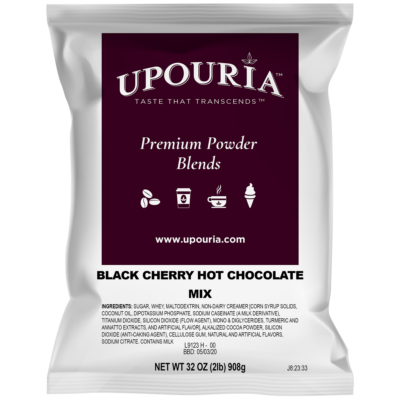 UPOURIA® Black Cherry Hot Chocolate Mix 2 lb Pouch