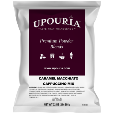 UPOURIA® Caramel Macchiato Cappuccino Mix 2 lb Pouch