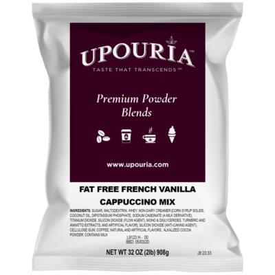 UPOURIA® Fat Free French Vanilla Cappuccino Mix 2 lb Pouch