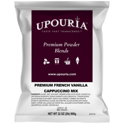 UPOURIA® Premium French Vanilla Cappuccino Mix 2 lb Pouch