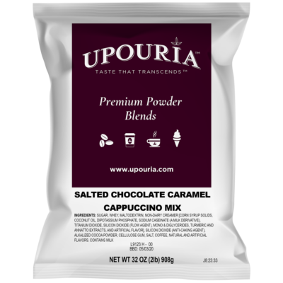 UPOURIA® Salted Chocolate Caramel Cappuccino Mix 2 lb Pouch