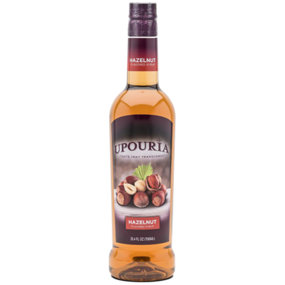 UPOURIA® Hazelnut Flavored Syrup 750 ml Bottle