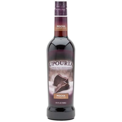 UPOURIA® Mocha Flavored Syrup 750 ml Bottle