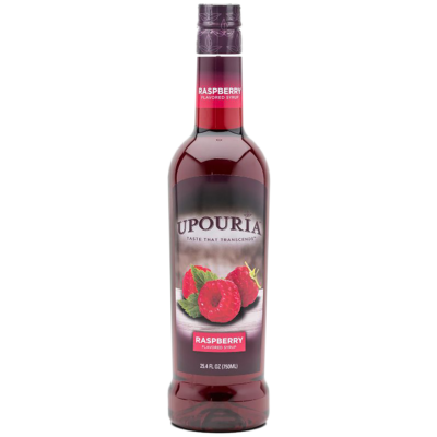 UPOURIA® Raspberry Flavored Syrup 750 ml Bottle