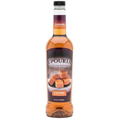 UPOURIA® Caramel Flavored Syrup 750 ml Bottle