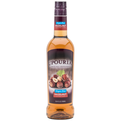 UPOURIA® Sugar Free Hazelnut Flavored Syrup 750 ml Bottle