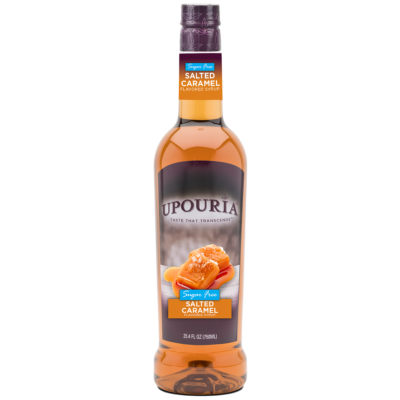 UPOURIA® Sugar Free Salted Caramel Flavored Syrup 750 ml Bottle
