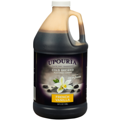 UPOURIA® French Vanilla Frozen Coffee FUB 1/2 Gallon Bottle