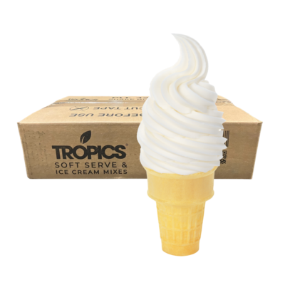 Tropics Vanilla Soft Serve 5% Butterfat
