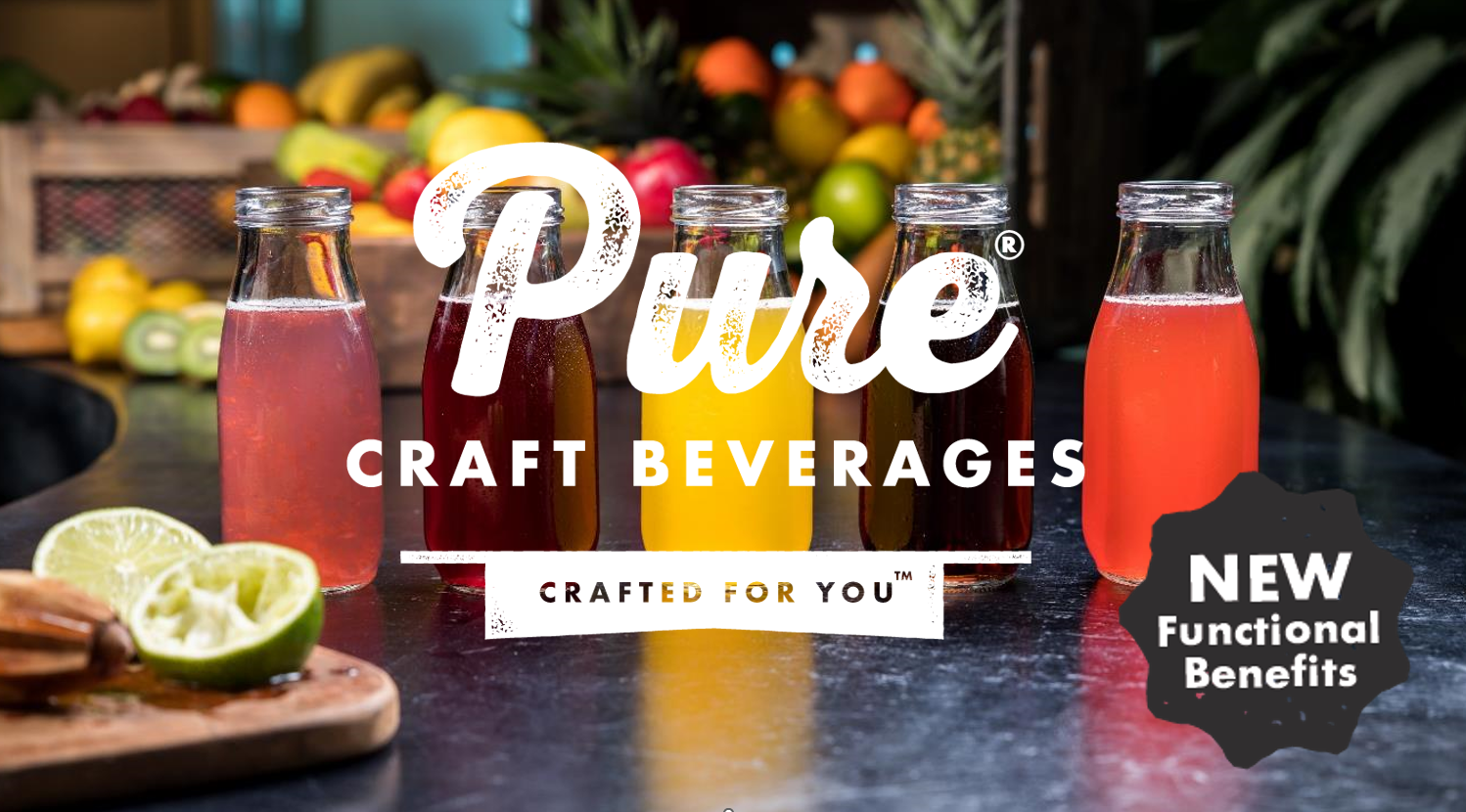 Pure Craft Beverages - New Functional Formula - Featured Blog Image